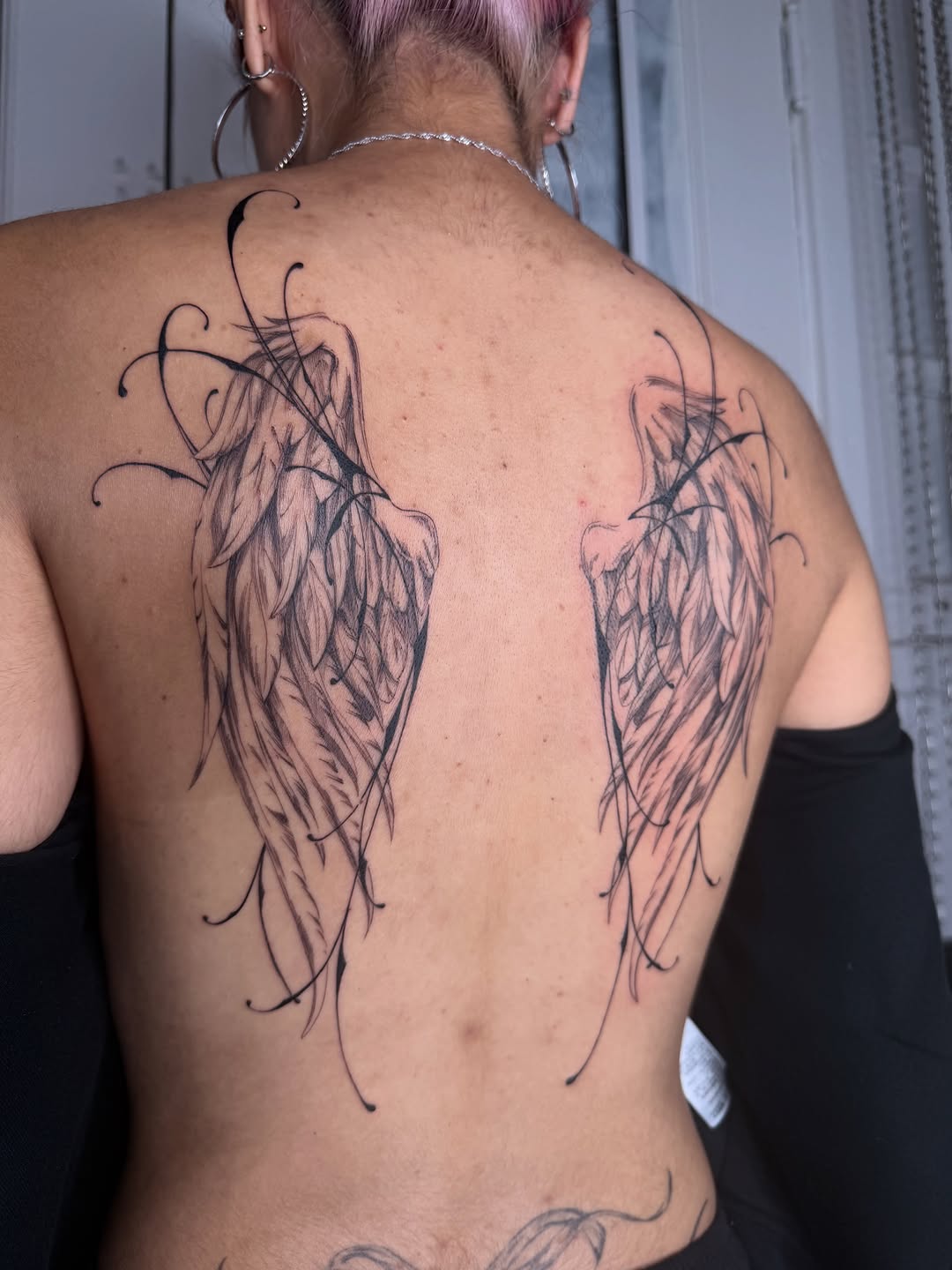 Tattoo by @druzyjewel — fine_line, black_and_grey