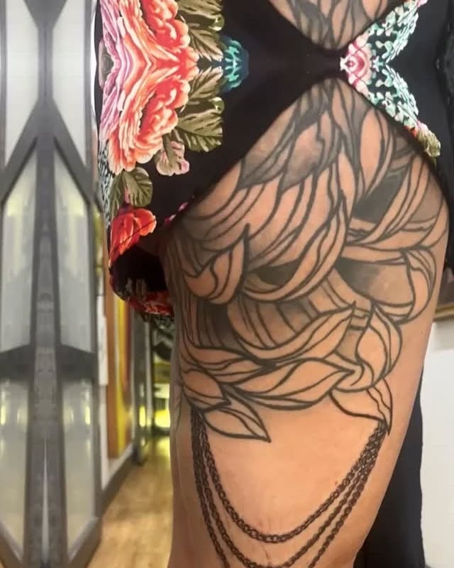 Tattoo by @katelynbartoletti4 — blackwork