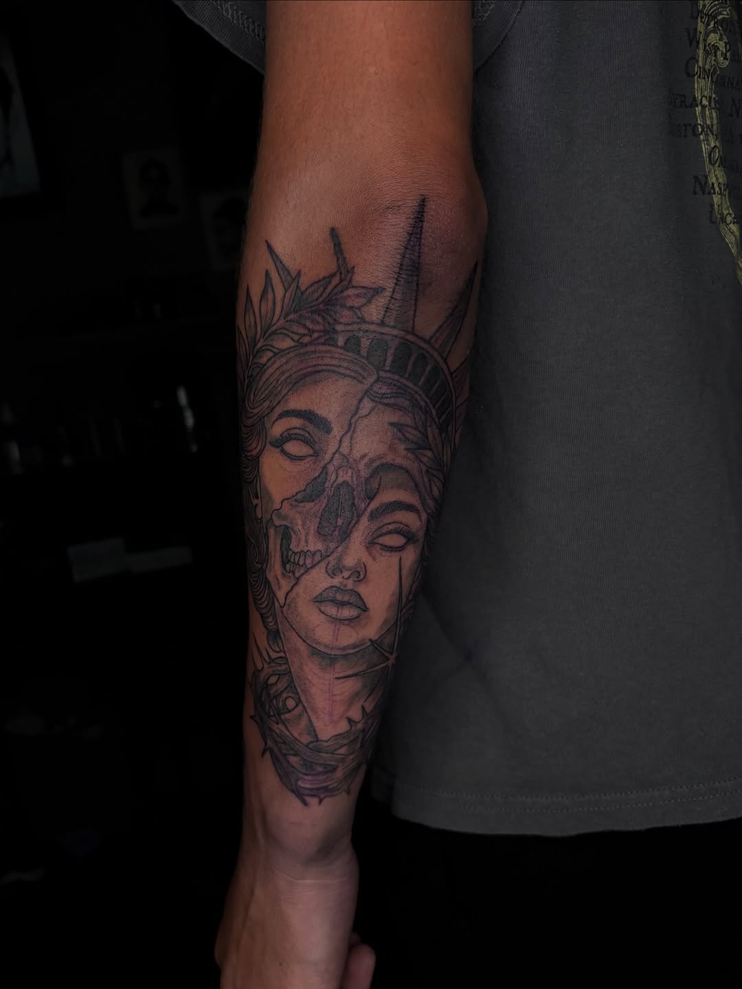 Tattoo by @tattman_flair — dark_realism