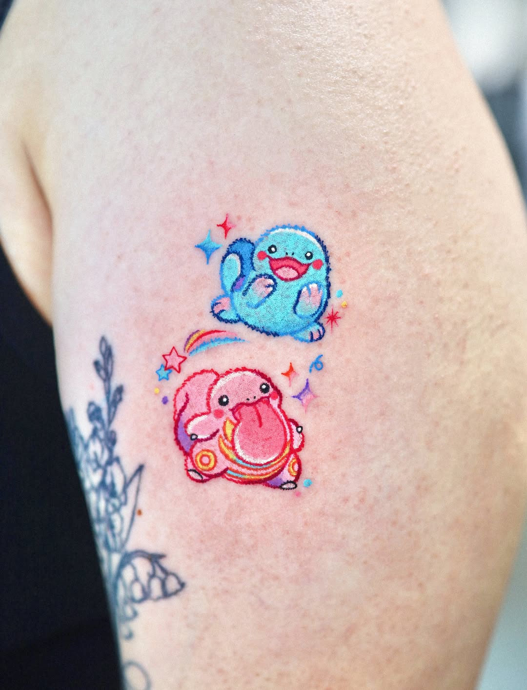 Tattoo by @kettle_tats — new_school, anime