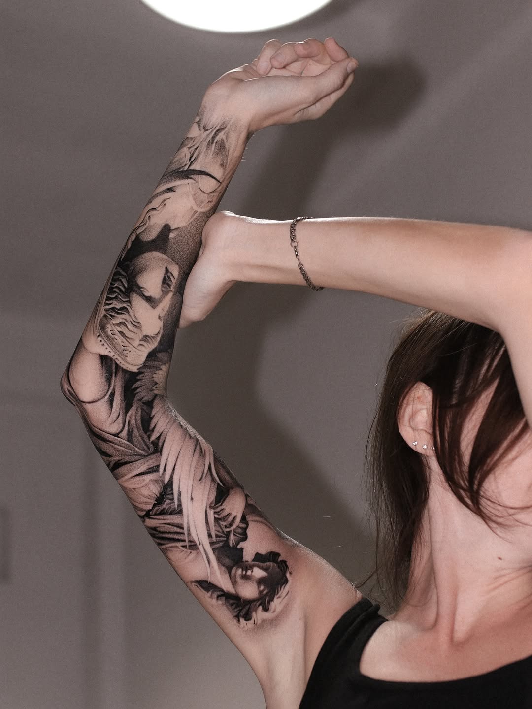 Tattoo by @cot_tattoo โ realism, black_and_grey