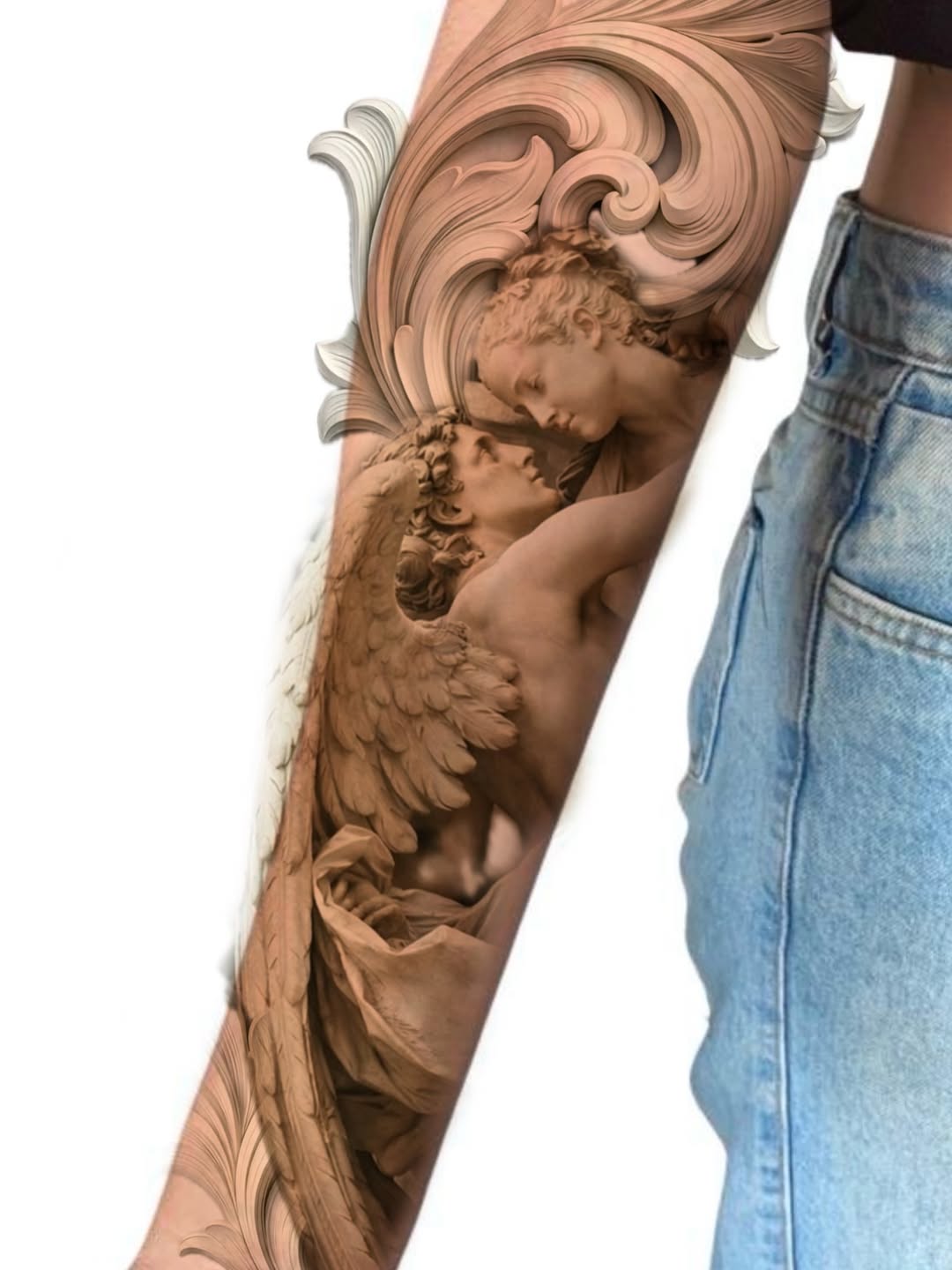 Tattoo by @cot_tattoo โ realism, black_and_grey