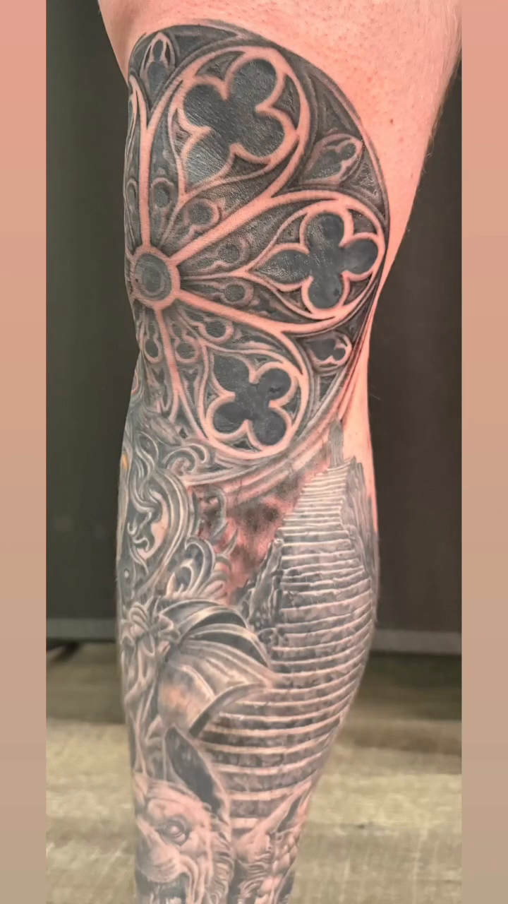Tattoo by @kinghell73 — realism, black_and_grey
