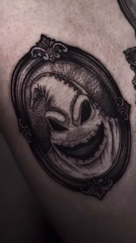 Tattoo by @kasey.tattoos — black_and_grey, dark_realism