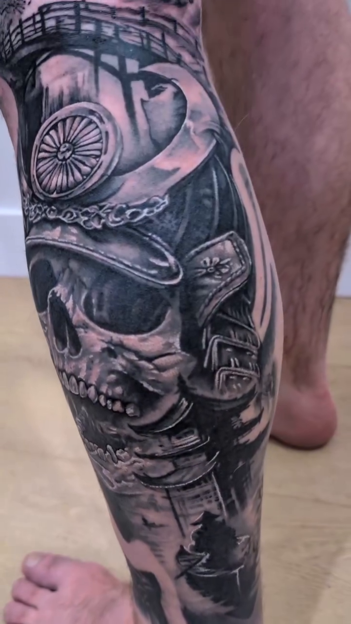Tattoo by @saragtattoo_design — realism, black_and_grey