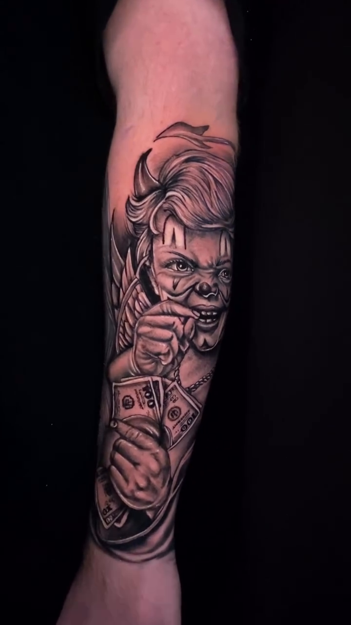 Tattoo by @dom_macio_tattoo โ black_and_grey