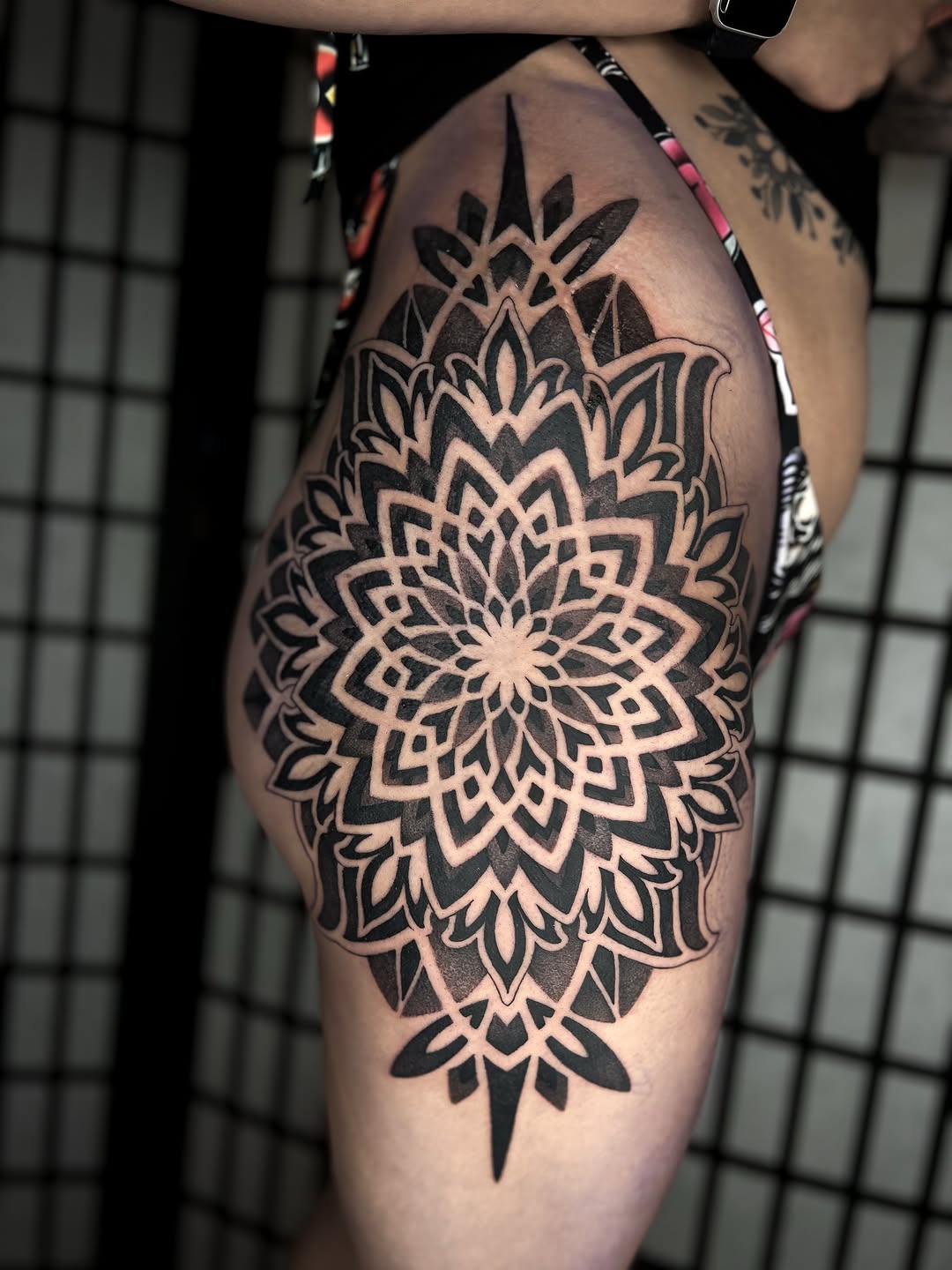 Tattoo by @kayseeshuster — geometric, ornamental