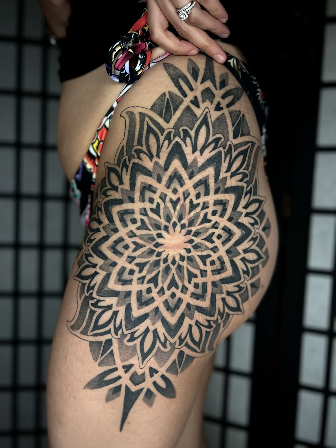 Tattoo by @kayseeshuster — geometric, ornamental