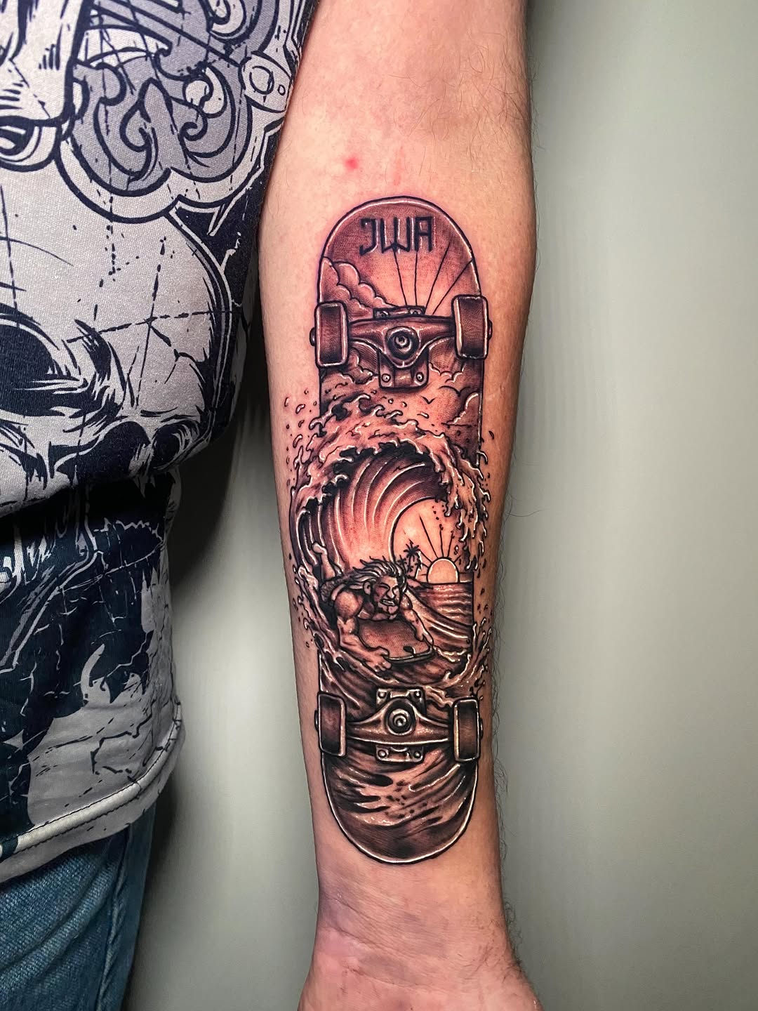 Tattoo by @dom_macio_tattoo โ black_and_grey