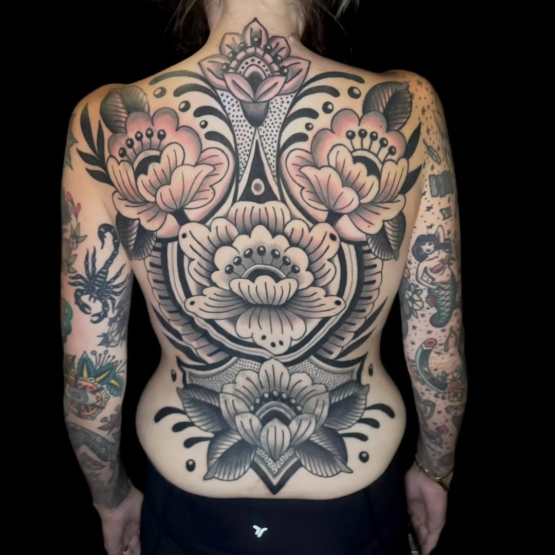 Tattoo by @alliemarietattoos — american_traditional, neo_traditional