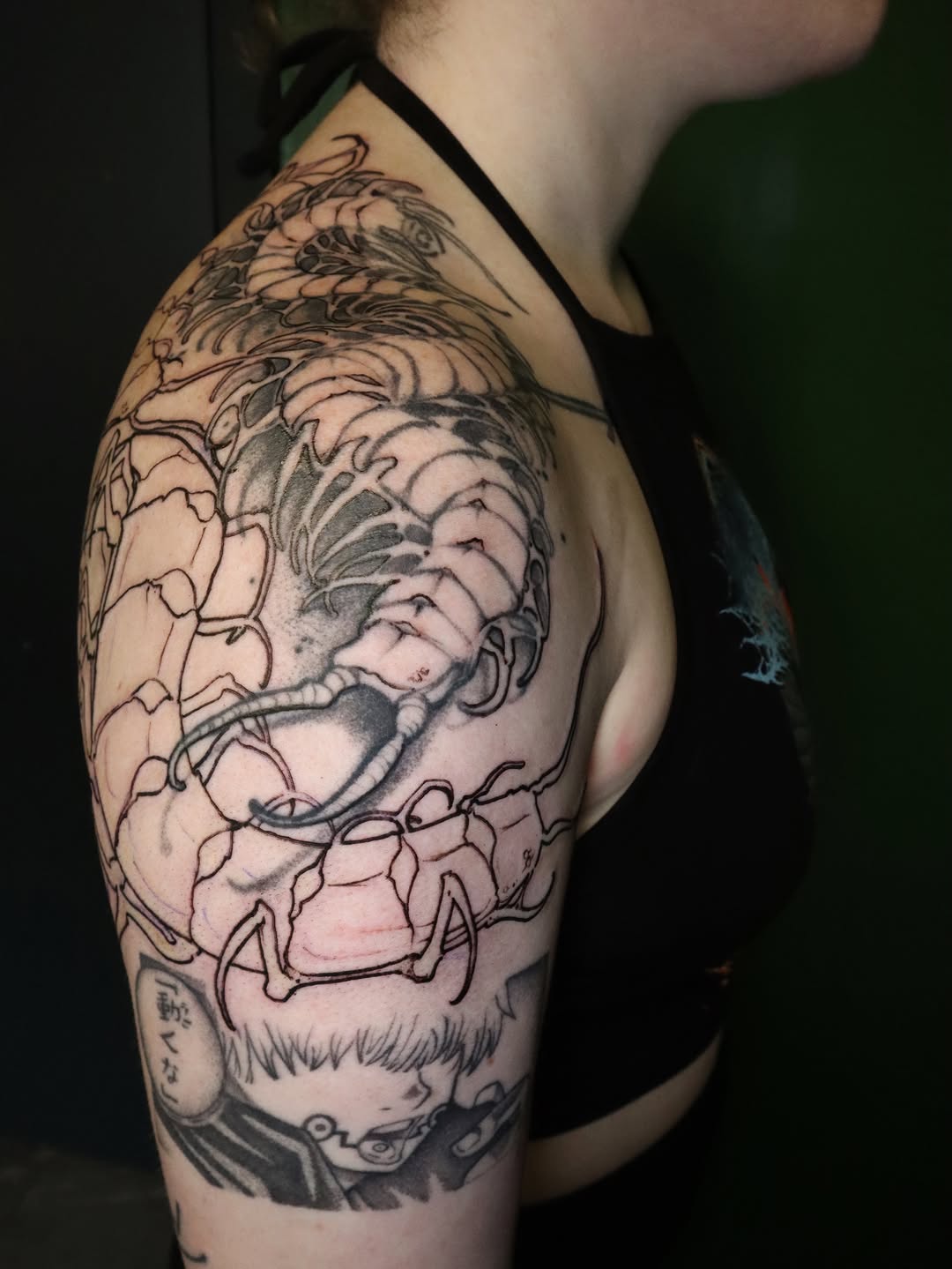 Tattoo by @joehalltattoos — blackwork