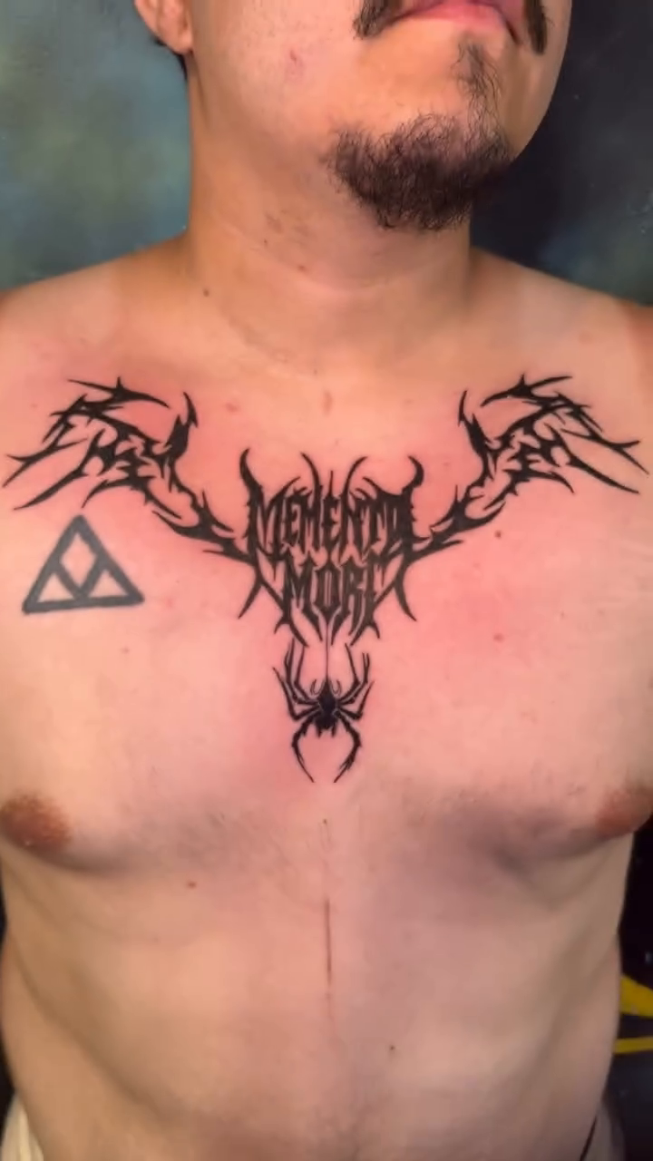Tattoo by @alexanderhaber — blackwork