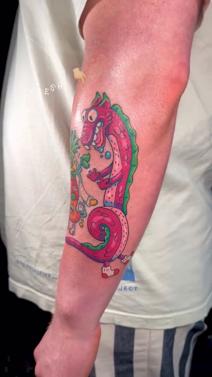 Tattoo by @kiwis_n_trees — new_school