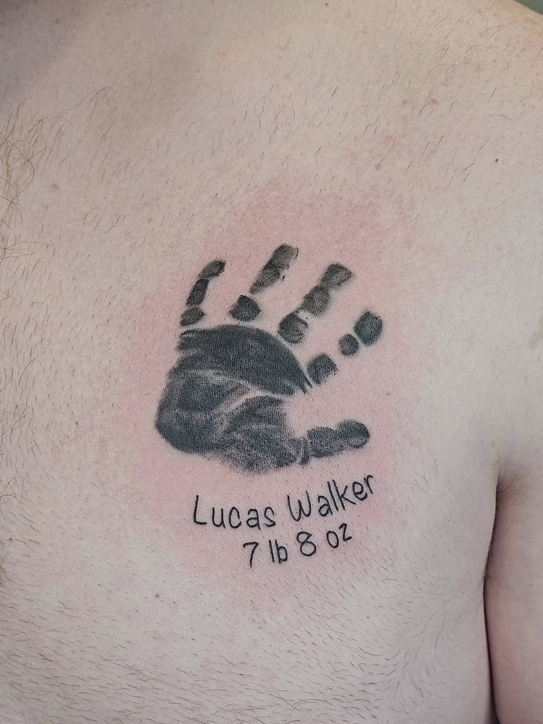 Tattoo by @tattoosbykylie โ black_and_grey, lettering_script