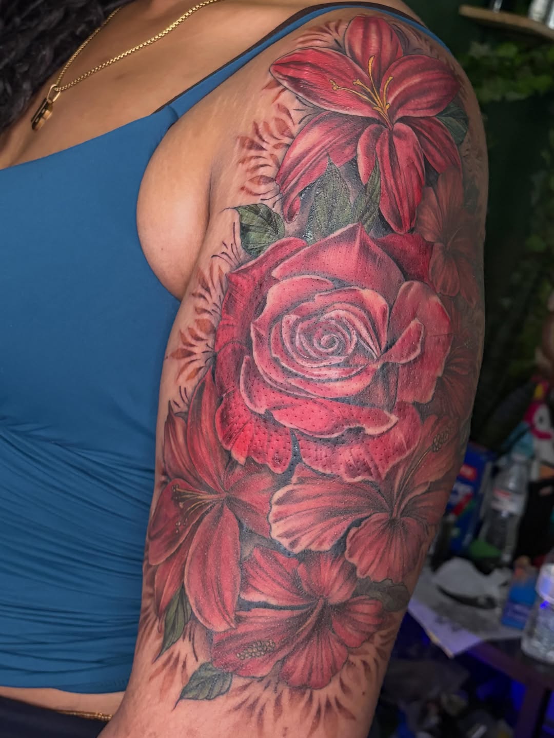 Tattoo by @tattedbytrinn — realism, black_and_grey