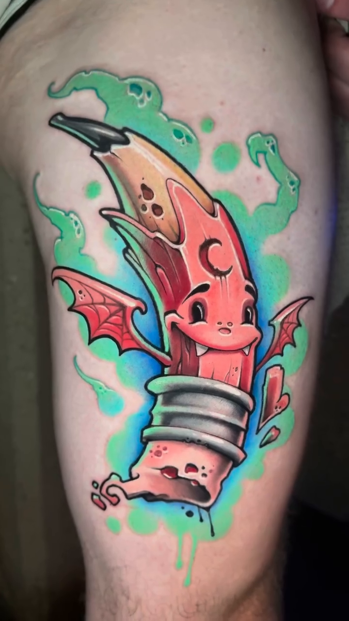 Tattoo by @willardtattoos — new_school