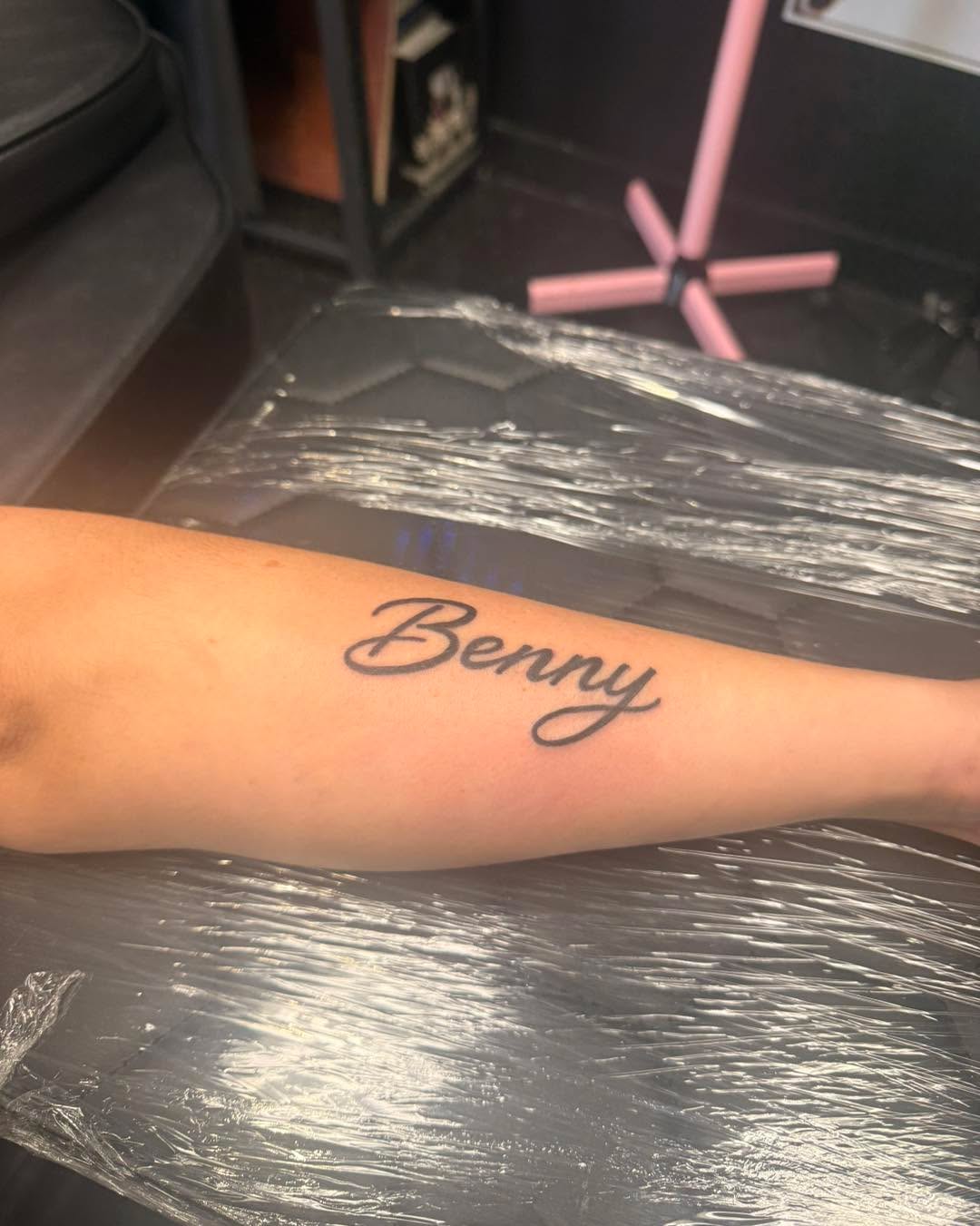 Tattoo by @majestic.ink_ — lettering_script