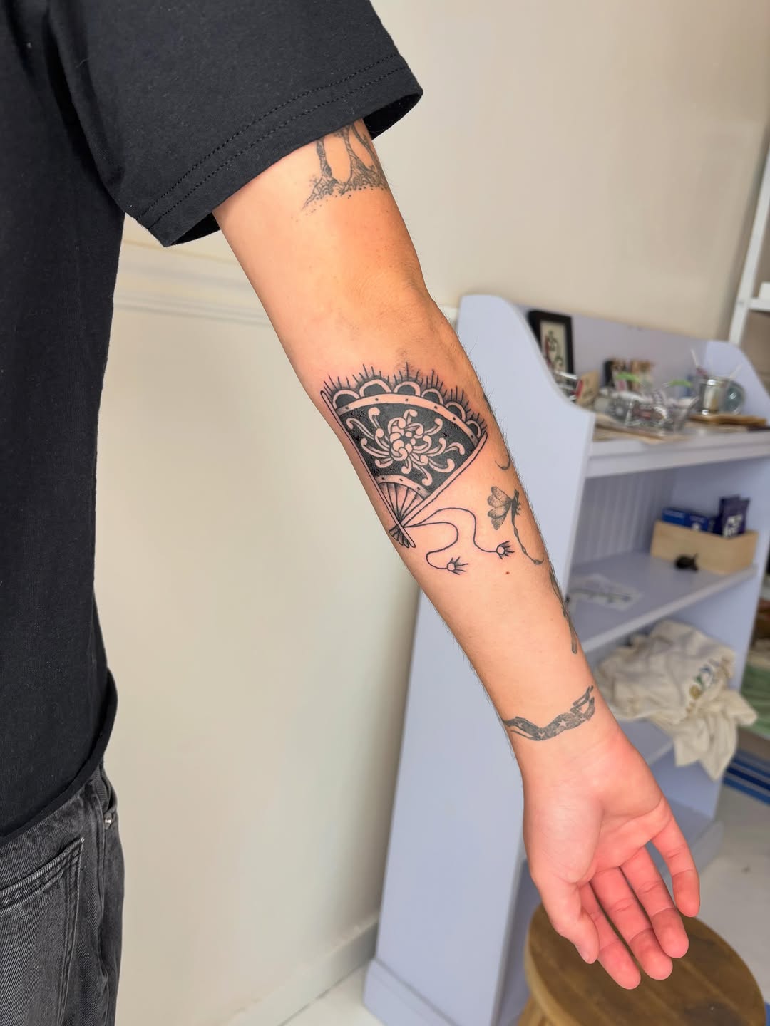 Tattoo by @belmont.studios — blackwork