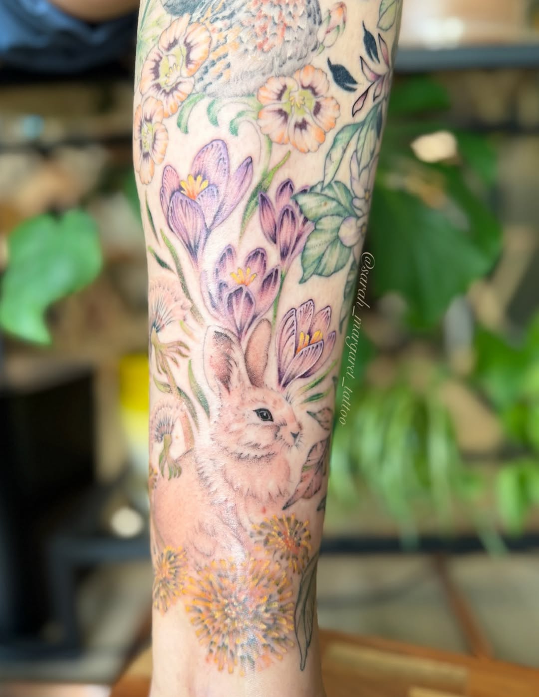 Tattoo by @sarah_margaret_tattoo — illustrative, realism