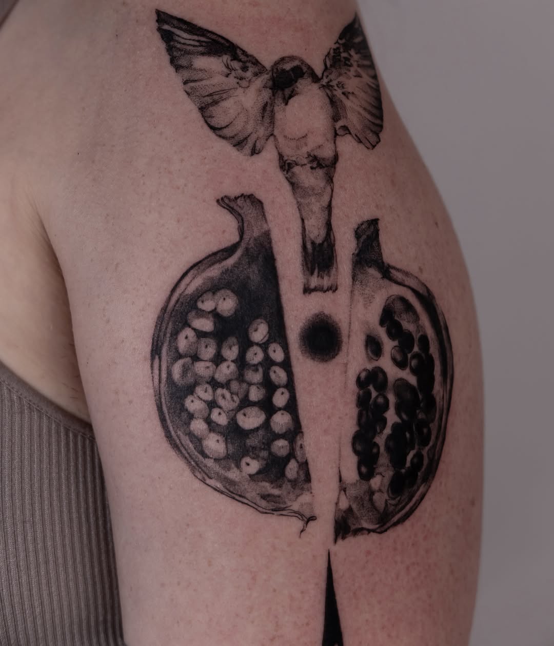 Tattoo by @themanedias — black_and_grey