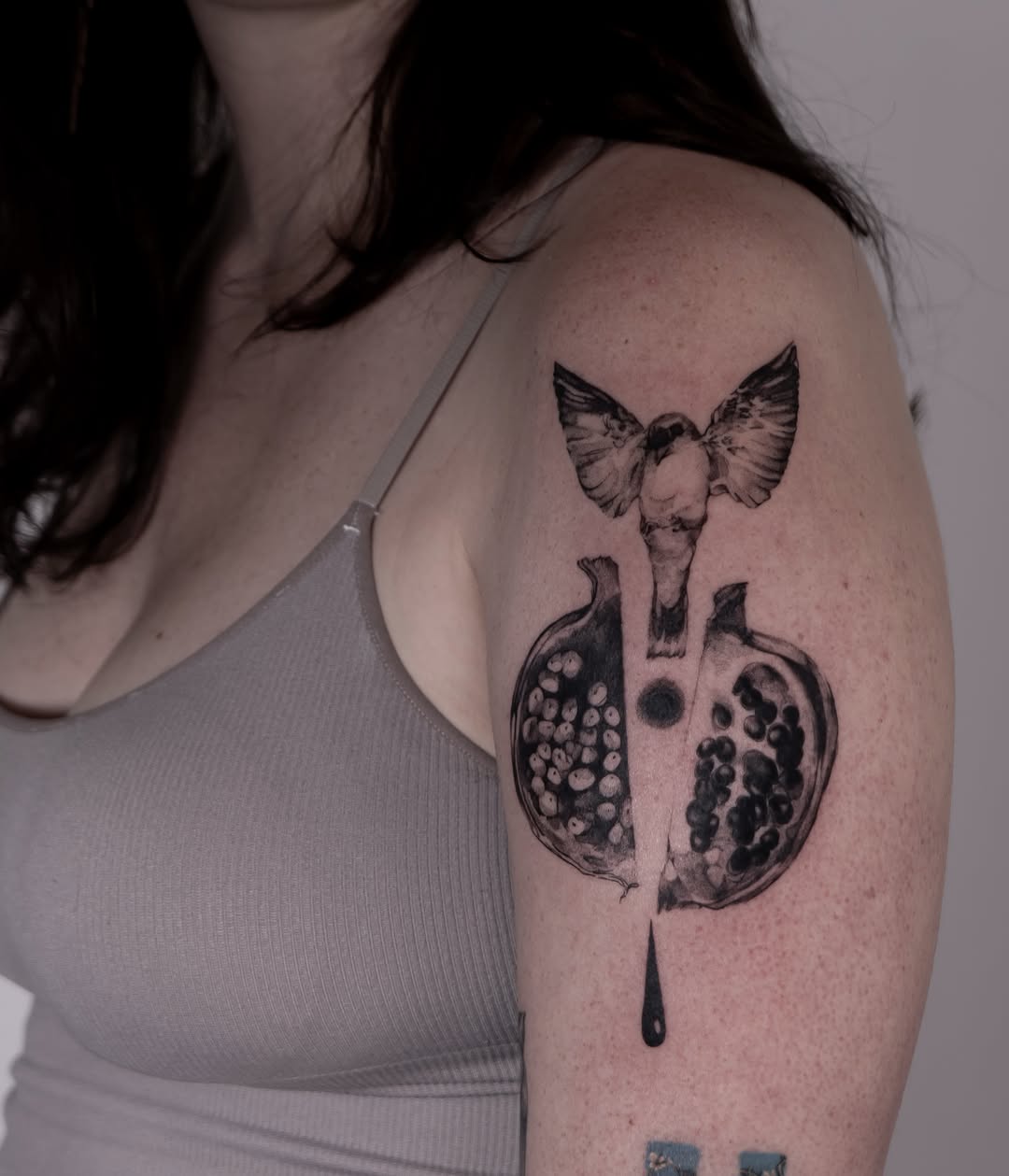 Tattoo by @themanedias — black_and_grey