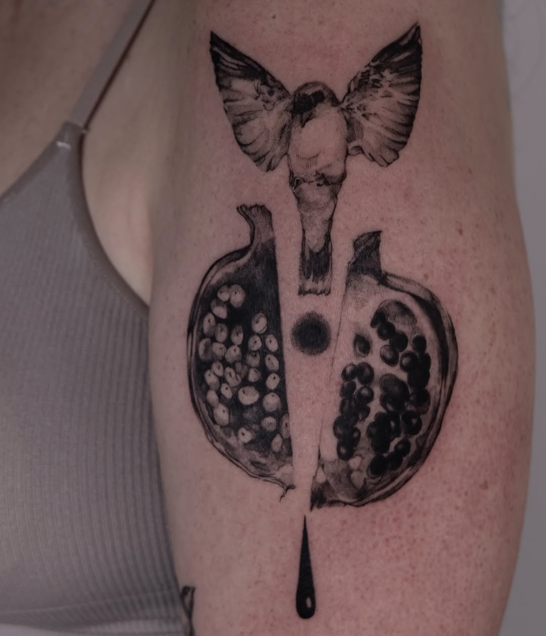Tattoo by @themanedias — black_and_grey