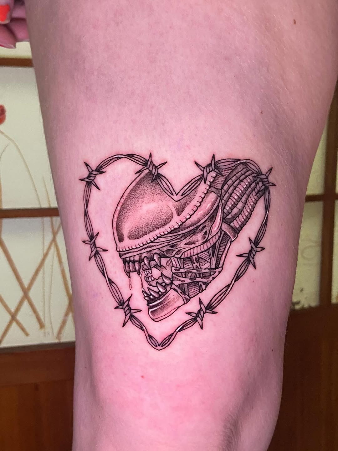 Tattoo by @tattoosbylibbey — blackwork