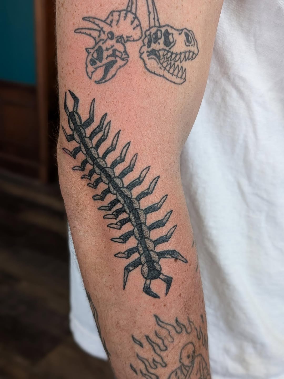 Tattoo by @ampedjontattoos — black_and_grey