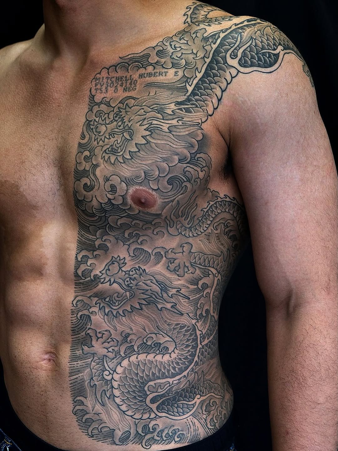 Tattoo by @ericklynchtattoos — japanese_irezumi, black_and_grey