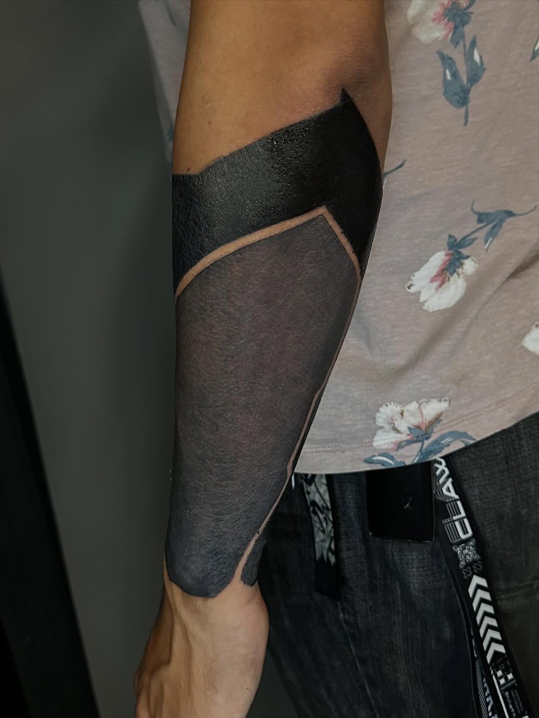 Tattoo by @cassadybell — blackwork, geometric