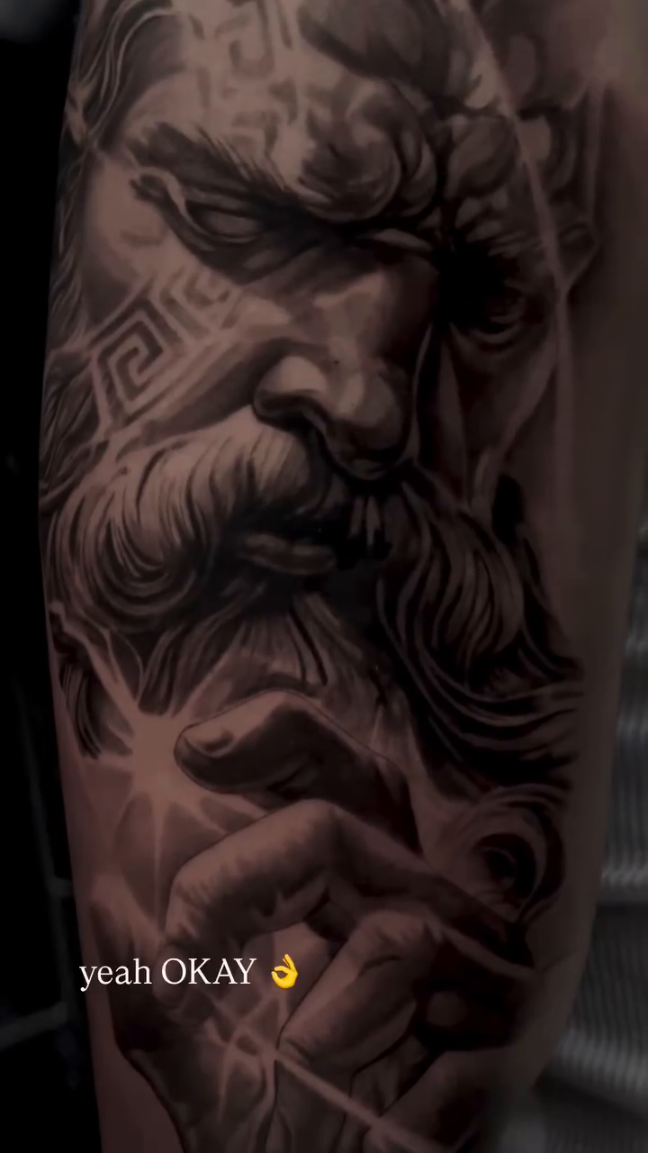 Tattoo by @bigjay.ink — realism, black_and_grey