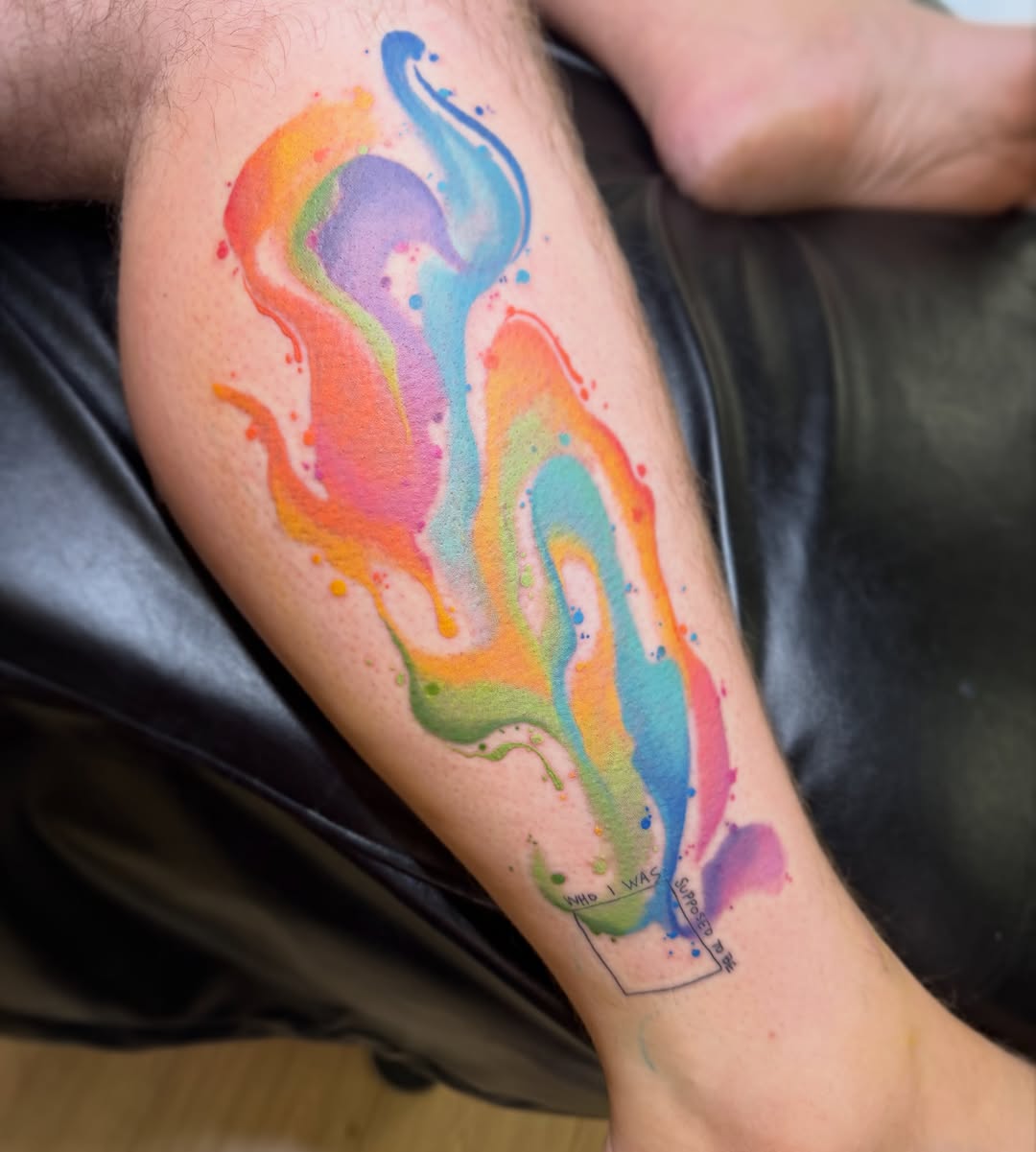 Tattoo by @danifriedtattoos — watercolor, illustrative