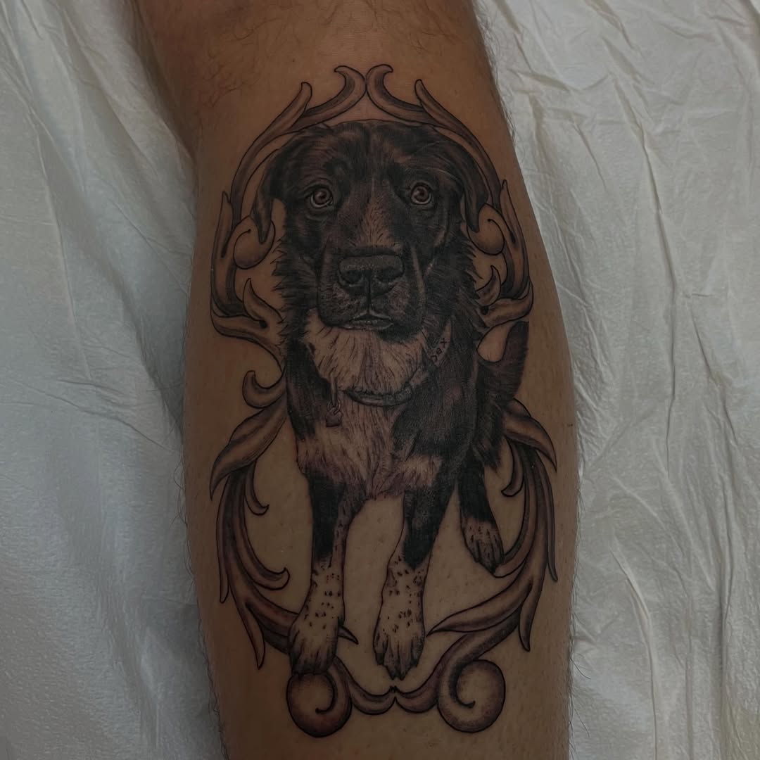Tattoo by @adamhabecker — realism, black_and_grey