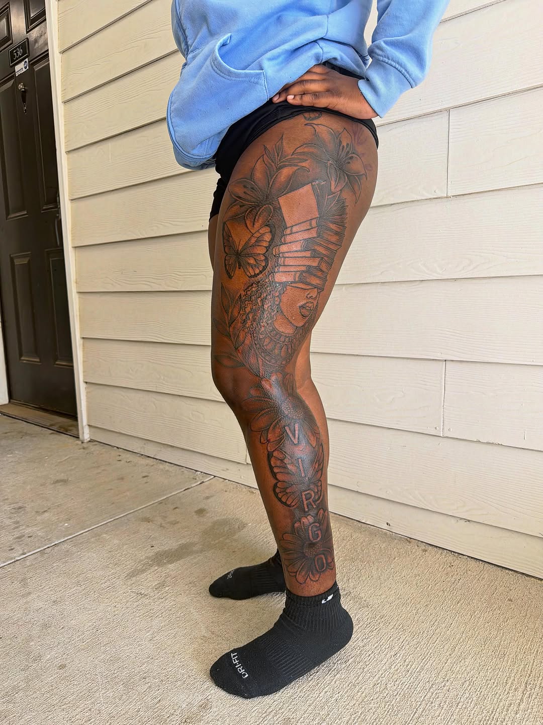 Tattoo by @nylainkedyou — realism, black_and_grey