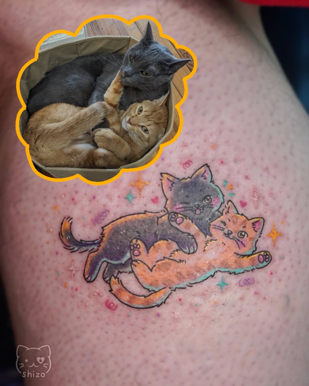 Tattoo by @shizo.tt β new_school, anime