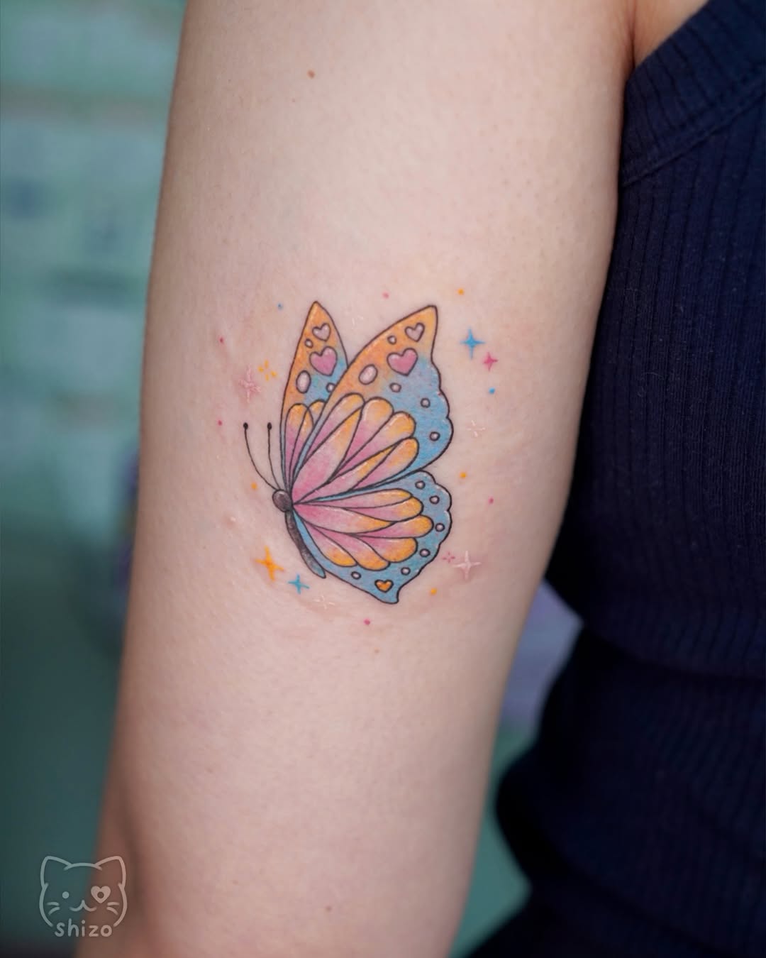 Tattoo by @shizo.tt β fine_line, watercolor