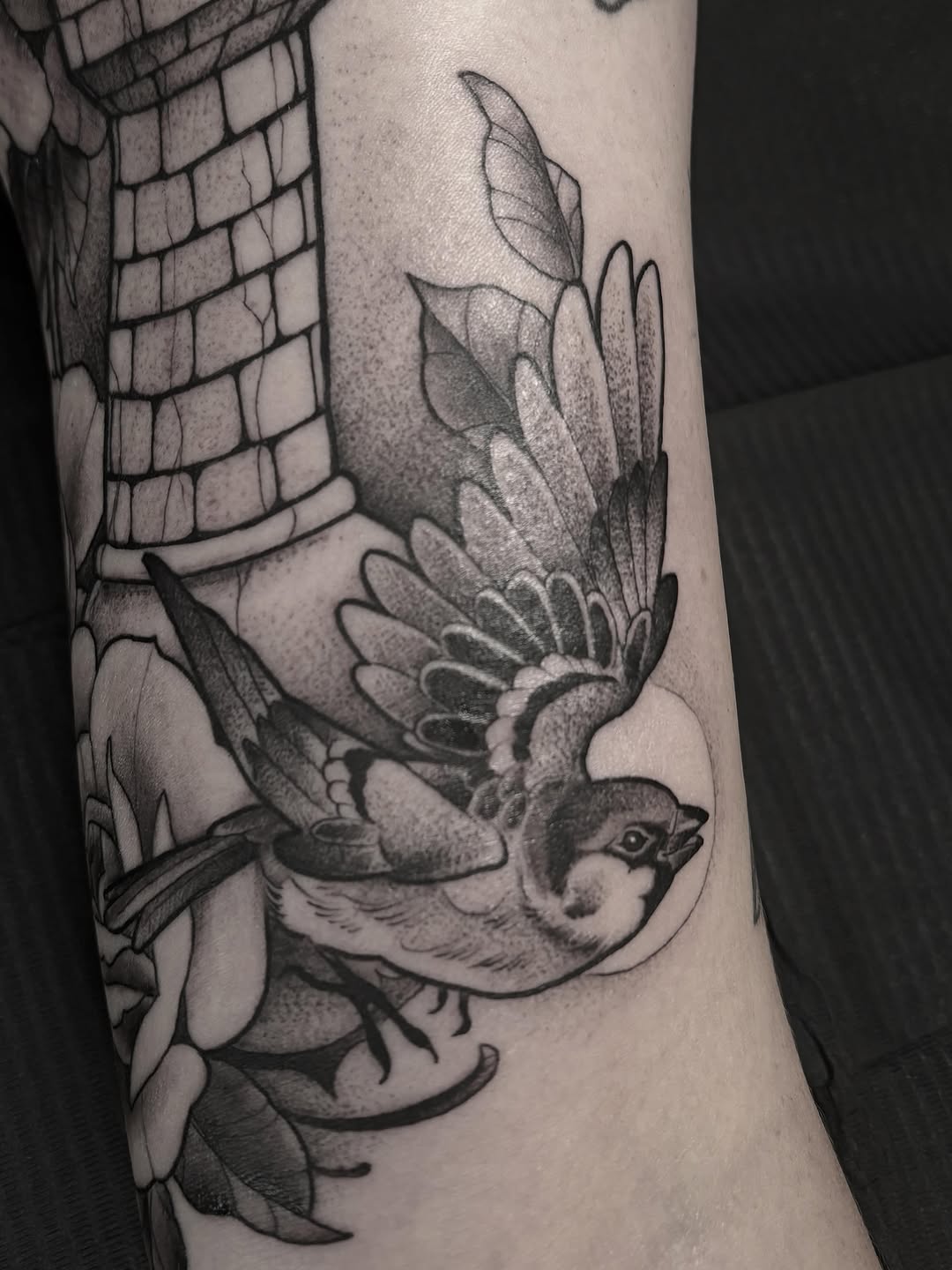 Tattoo by @alexgregorytattoo — black_and_grey