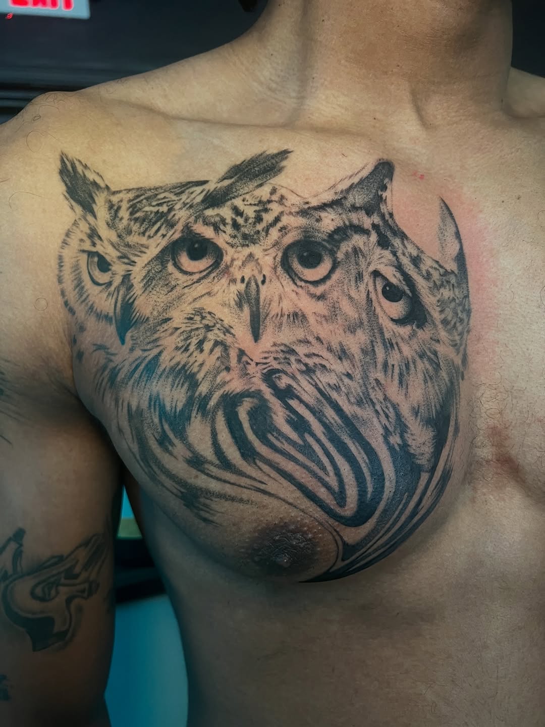 Tattoo by @smokesart — realism, black_and_grey