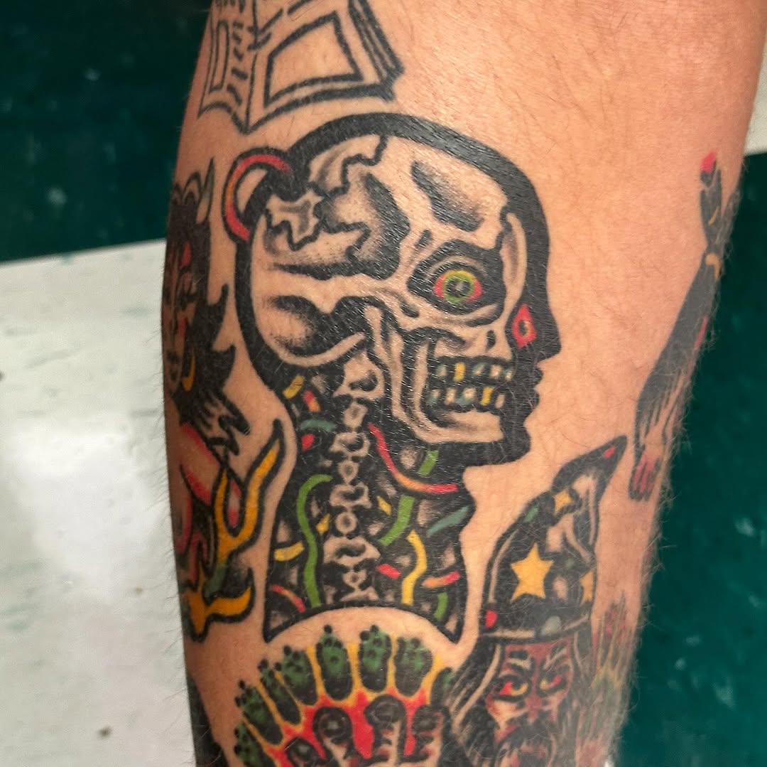 Tattoo by @jaredallentattoos — american_traditional, illustrative