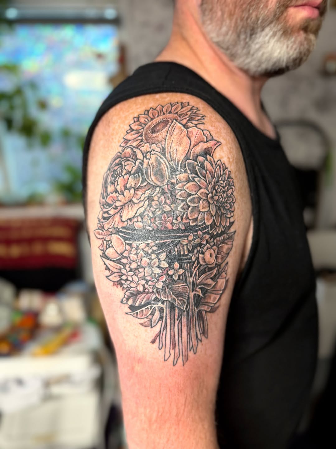 Tattoo by @flatrabbitstudio — illustrative, black_and_grey