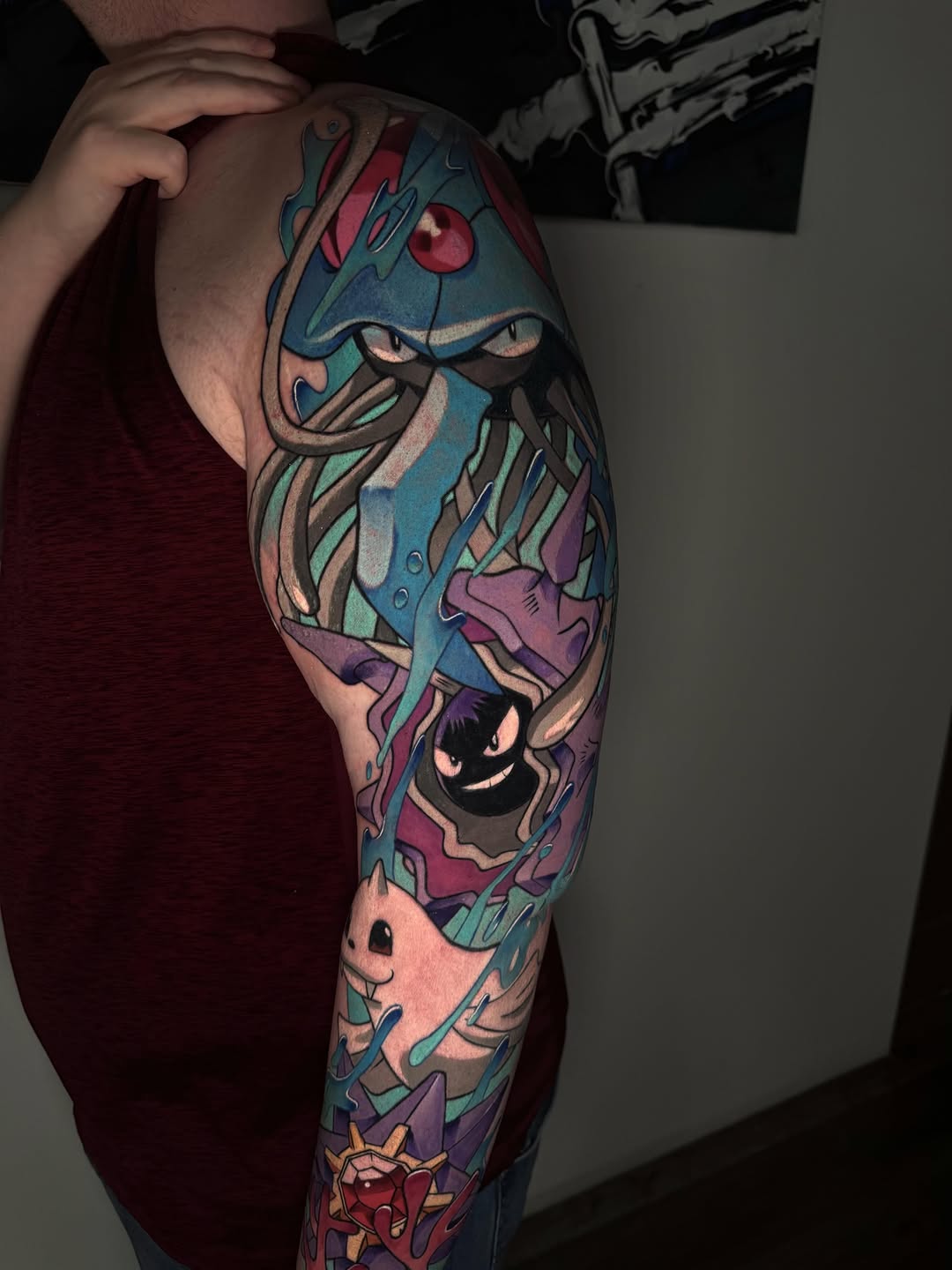 Tattoo by @rustik_uno — anime, new_school