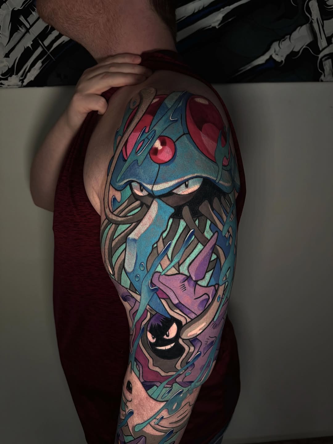 Tattoo by @rustik_uno — new_school, anime