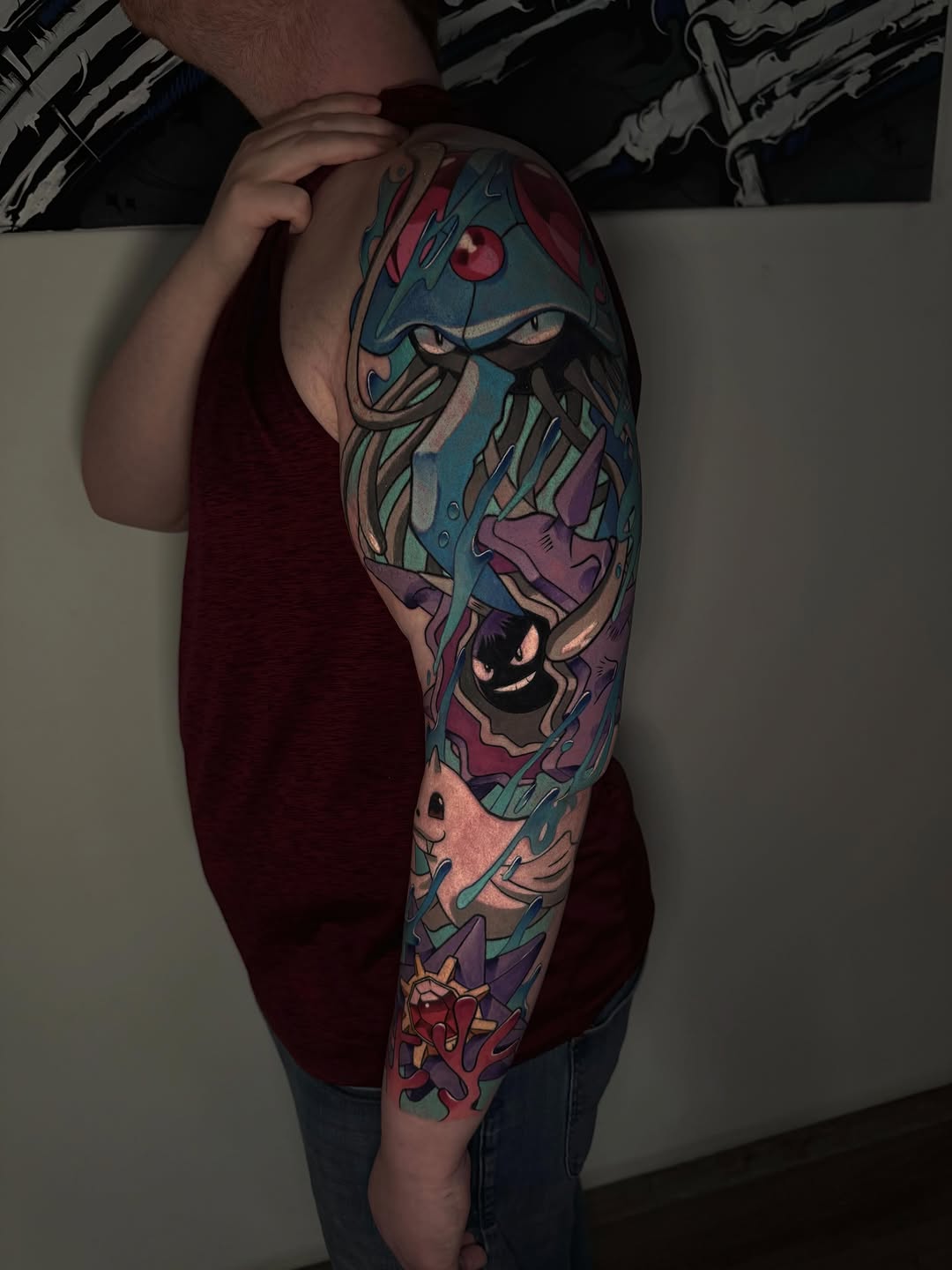 Tattoo by @rustik_uno — new_school, anime
