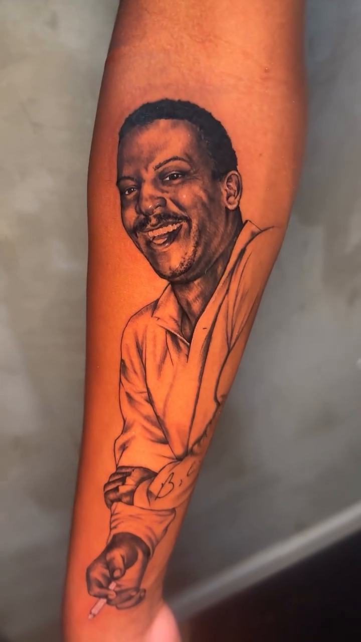 Tattoo by @joannatattoos — realism, black_and_grey