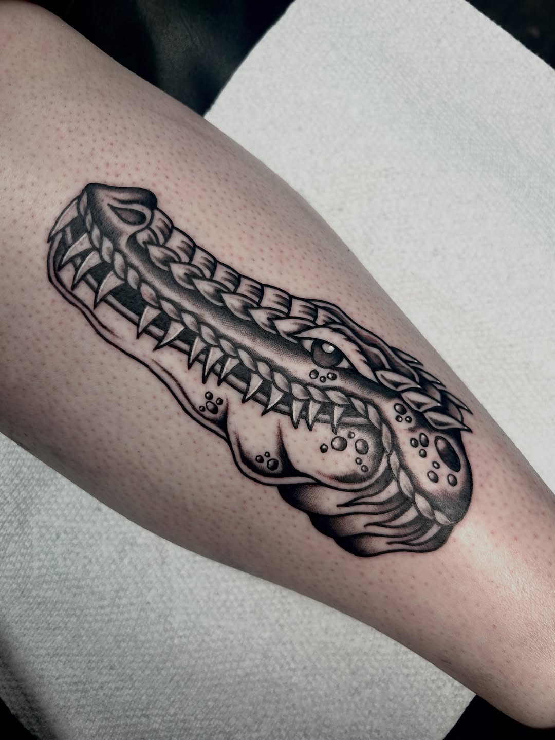 Tattoo by @dylanjamestattooer — american_traditional, black_and_grey