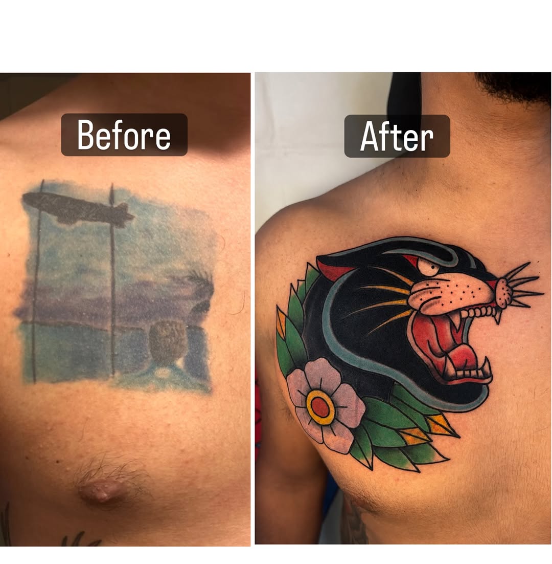 Tattoo by @drewthetattooguy β american_traditional, blackwork