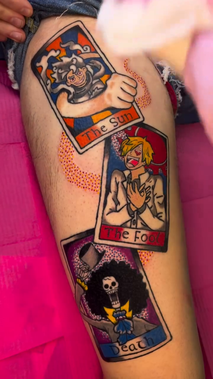 Tattoo by @lovefooltattoos — illustrative, anime