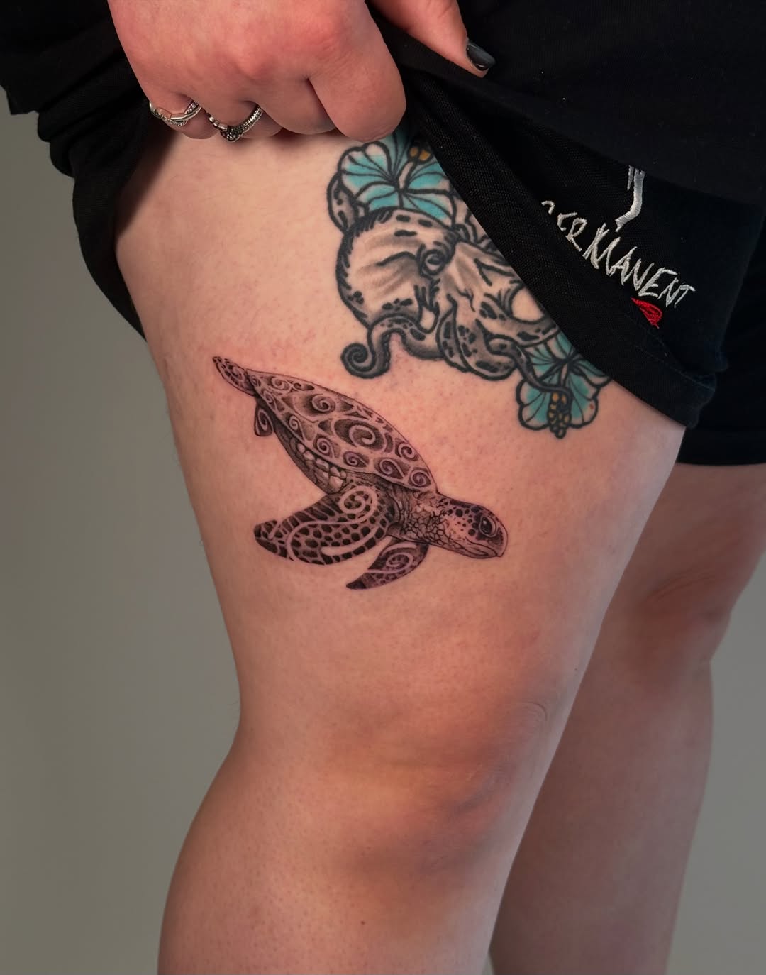 Tattoo by @tattedwithjaz — black_and_grey, ornamental