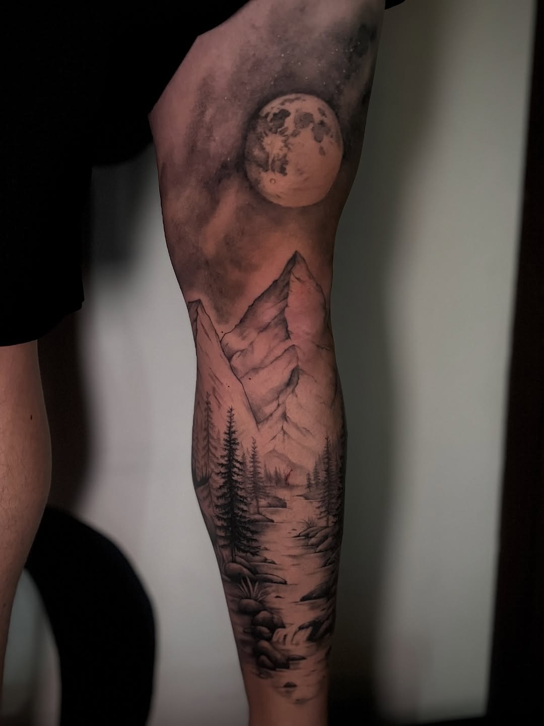 Tattoo by @tinkedtattoo — realism, black_and_grey