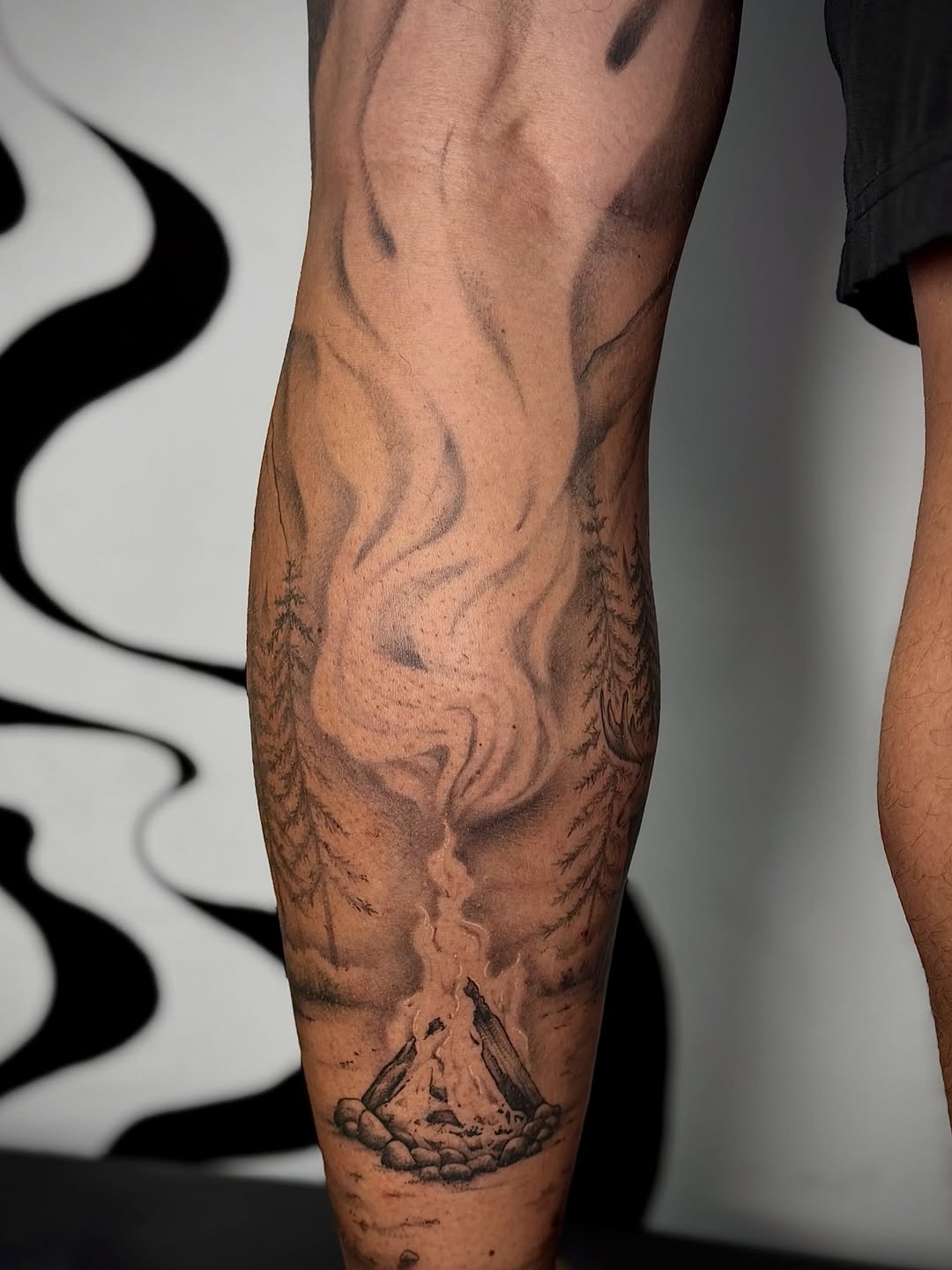 Tattoo by @tinkedtattoo — black_and_grey, realism
